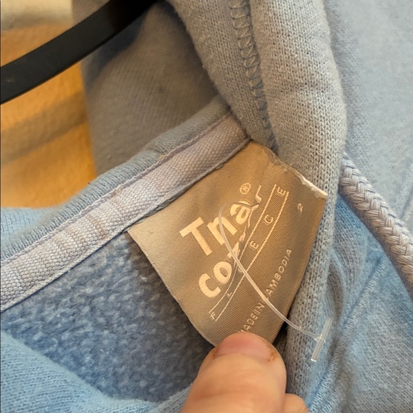 TNA Light Blue Women's Pullover Hoodie - Picture 2 of 2